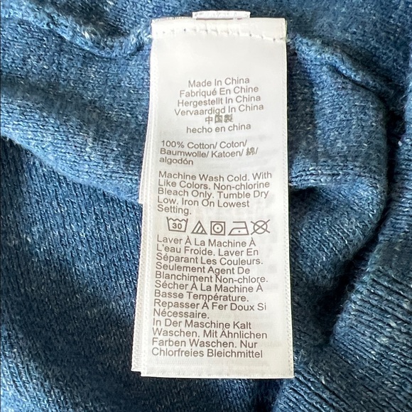 J. Crew Men's Heathered Blue Crewneck Sweater Size XL - Picture 4 of 7